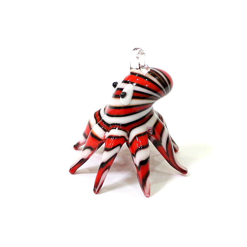 Mini Glass Octopus Pendant Cut - Aquarium And Marine ulasan dan harga