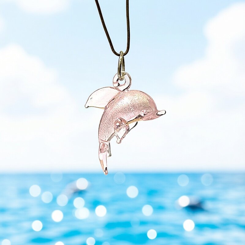 2PCS Mini Glass Dolphin Pendan - Marine Aquarium Europe ulasan dan harga