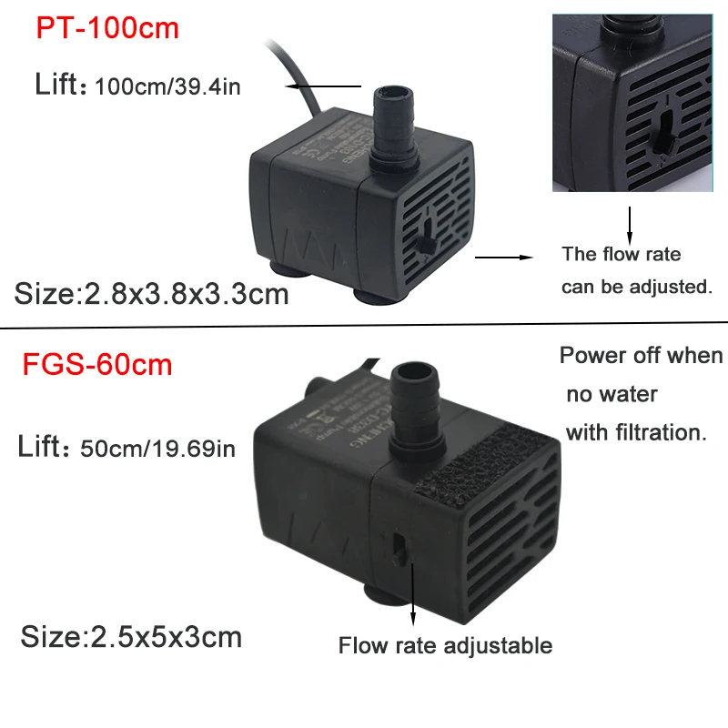 USB Aquarium Submersible Water - Marine Aquarium Equipment ulasan dan harga