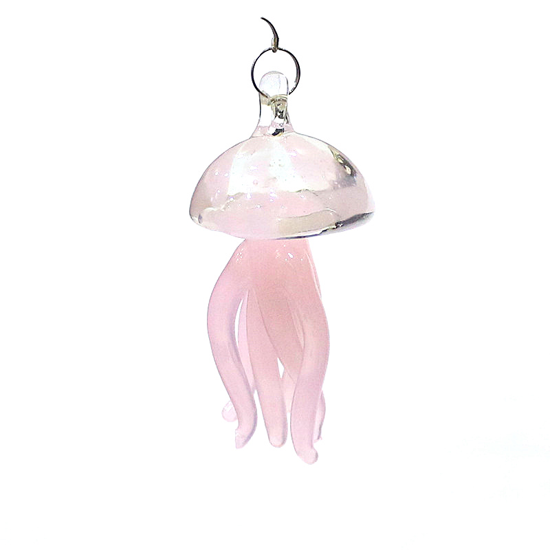 Pink Jellyfish Glass Pendant C - Aquarium And Marine ulasan dan harga